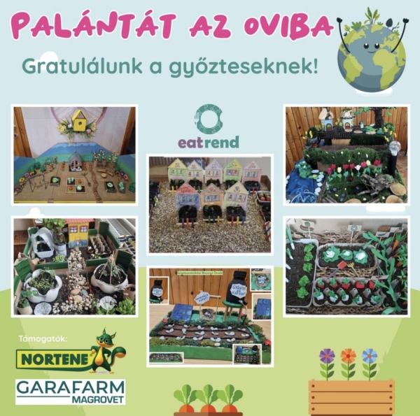 „Mini zöld falu újrahasznosított anyagokból”